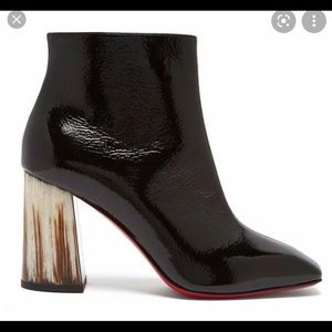Christian Louboutin size 38 (7.5), Black Patent